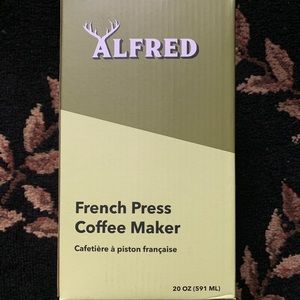Alfred “But First Coffee” French Press